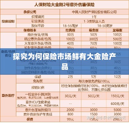 大金险产品稀缺背后的原因探究-图1 大金险产品稀缺背后的原因探究-图1