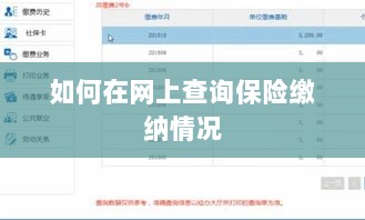 网上查询保险缴纳情况攻略-图1 网上查询保险缴纳情况攻略-图1