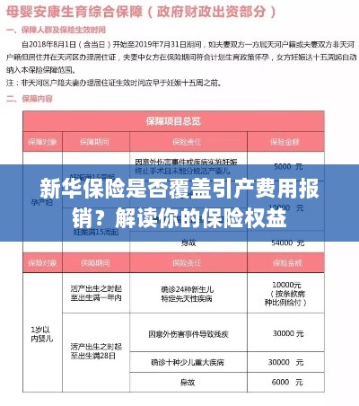 新华保险是否覆盖引产费用报销?了解你的保险权益详解-图1 新华保险是否覆盖引产费用报销?了解你的保险权益详解-图1