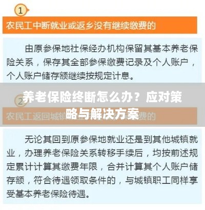 养老保险中断应对指南，解决方案与策略探讨-图1