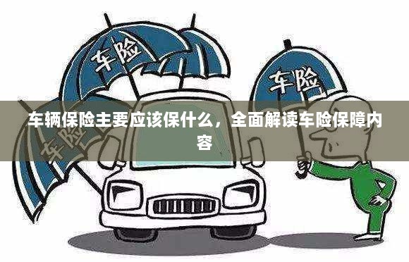 全面解读车辆保险保障内容,保障重点及选择建议-图1 全面解读车辆保险保障内容,保障重点及选择建议-图1