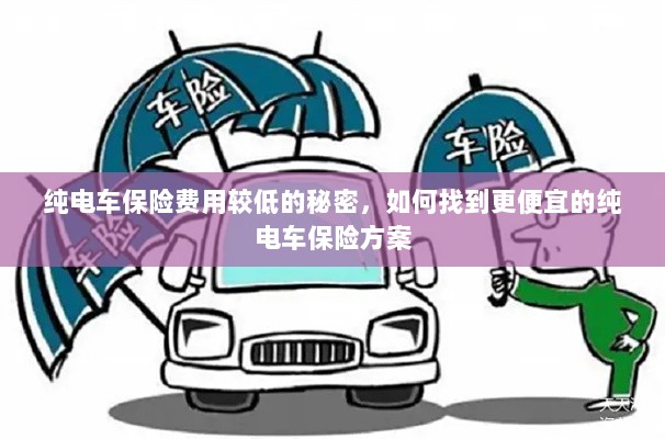 纯电车保险费用较低的秘密揭秘,如何获取更便宜的保险方案?-图1 纯电车保险费用较低的秘密揭秘,如何获取更便宜的保险方案?-图1