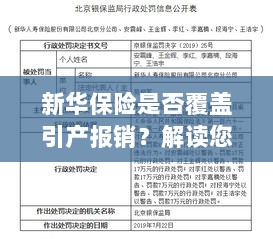 新华保险是否覆盖引产报销?详细解读您的保险权益与条款保障内容-图1 新华保险是否覆盖引产报销?详细解读您的保险权益与条款保障内容-图1