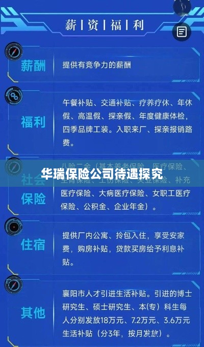华瑞保险公司员工待遇深度解析-图1 华瑞保险公司员工待遇深度解析-图1
