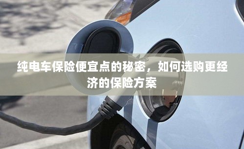 纯电车保险更经济,省钱方案揭秘与选购策略-图1 纯电车保险更经济,省钱方案揭秘与选购策略-图1