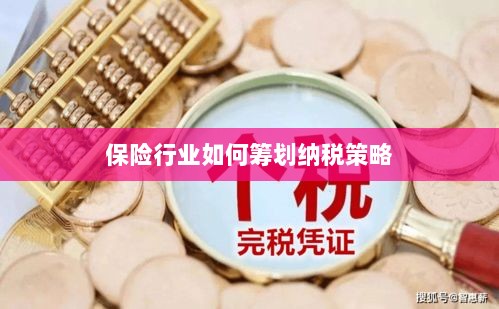 保险行业的纳税策略筹划之道-图1