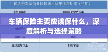 深度解析,车辆保险应该保什么及选择策略-图1 深度解析,车辆保险应该保什么及选择策略-图1