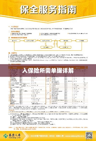 入保险必备单据解析-图1