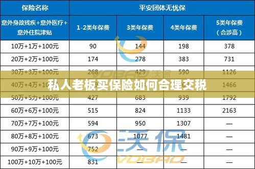 私人老板如何合理购买保险并交税指南-图1 私人老板如何合理购买保险并交税指南-图1