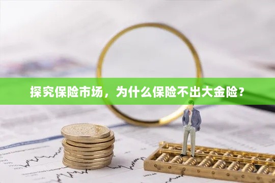 探究保险市场，为何缺乏大额保险金险种？-图1
