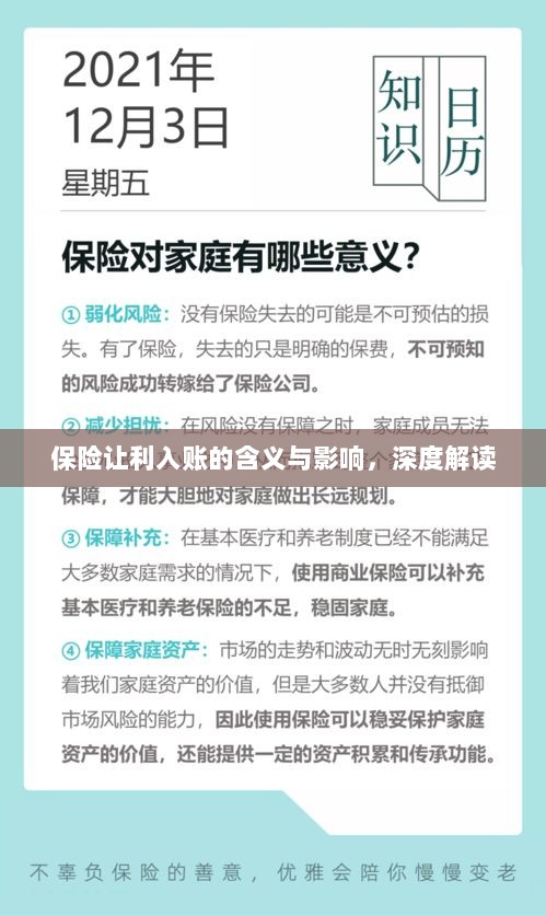 保险让利入账，深度解读与影响分析-图1