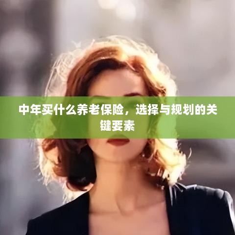 中年养老保险选择与规划的关键要素解析-图1