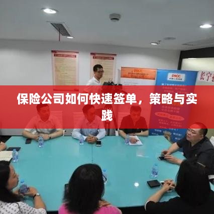 保险公司快速签单策略与实践指南-图1