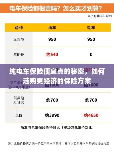 纯电车保险更经济,省钱方案揭秘与选购策略-图1 纯电车保险更经济,省钱方案揭秘与选购策略-图1