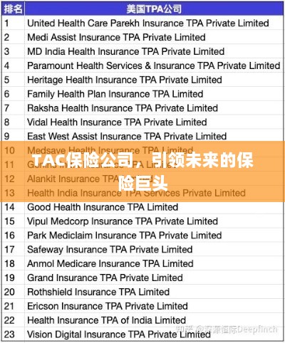 TAC保险公司,引领保险行业未来巨头之路-图1 TAC保险公司,引领保险行业未来巨头之路-图1