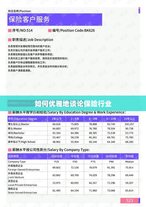 如何优雅地探讨保险行业之道-图1