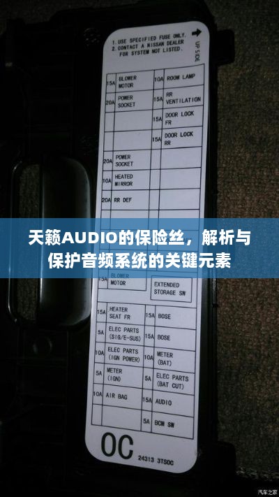 天籁AUDIO保险丝,解析与音频系统保护的关键要素-图1 天籁AUDIO保险丝,解析与音频系统保护的关键要素-图1