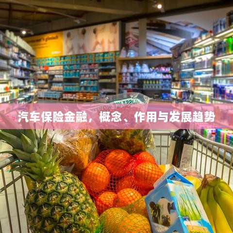 汽车保险金融，概念、功能及未来发展趋势-图1
