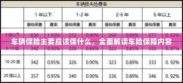 全面解读车辆保险保障内容,保障重点及选择建议-图1 全面解读车辆保险保障内容,保障重点及选择建议-图1