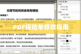 PDF保险单修改指南详解-图1 PDF保险单修改指南详解-图1