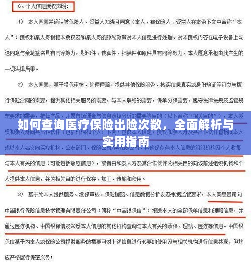 医疗保险出险次数查询指南,全面解析与实用查询方法-图1 医疗保险出险次数查询指南,全面解析与实用查询方法-图1