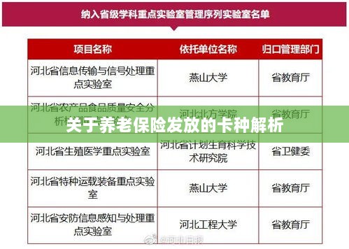 养老保险发放卡种深度解析-图1 养老保险发放卡种深度解析-图1