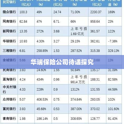 华瑞保险公司员工待遇深度解析-图1