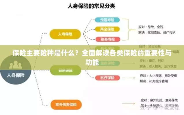 全面解读保险主要险种,各类保险的重要性与功能概览-图1 全面解读保险主要险种,各类保险的重要性与功能概览-图1