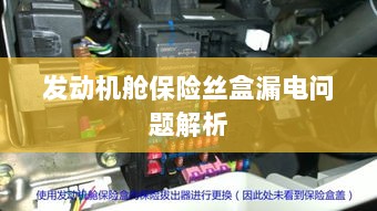 发动机舱保险丝盒漏电问题深度解析-图1