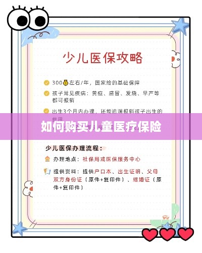 儿童医疗保险购买攻略-图1 儿童医疗保险购买攻略-图1