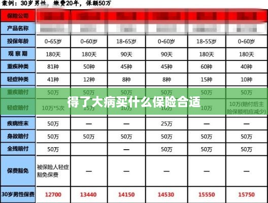 大病保险选择指南,如何选购合适的保险?-图1 大病保险选择指南,如何选购合适的保险?-图1
