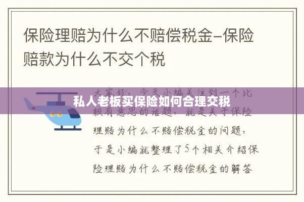 私人老板如何合理购买保险并交税指南-图1