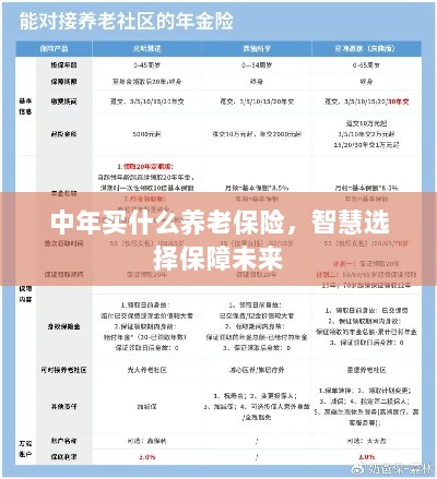 智慧选择养老保险，中年人的未来保障之选-图1
