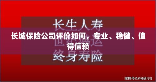长城保险公司评价,专业、稳健、值得信赖的保险选择-图1 长城保险公司评价,专业、稳健、值得信赖的保险选择-图1