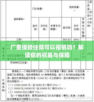 厂里保险住院报销详解,权益与保障解读-图1 厂里保险住院报销详解,权益与保障解读-图1