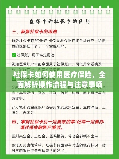 社保卡医疗保险使用指南，操作流程及注意事项全面解析-图1
