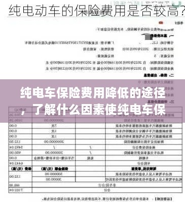 纯电车保险费用降低的途径,哪些因素影响纯电车保险价格?-图1 纯电车保险费用降低的途径,哪些因素影响纯电车保险价格?-图1