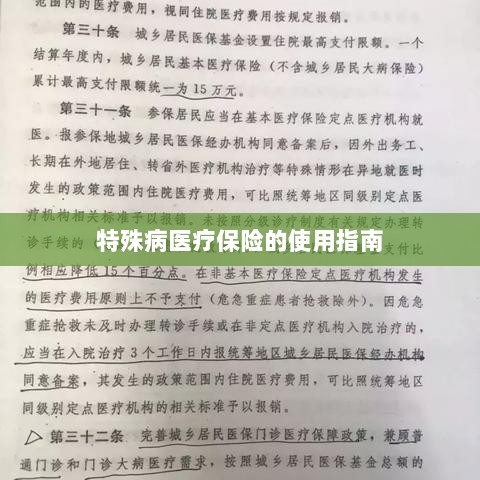 特殊病医疗保险使用指南详解-图1