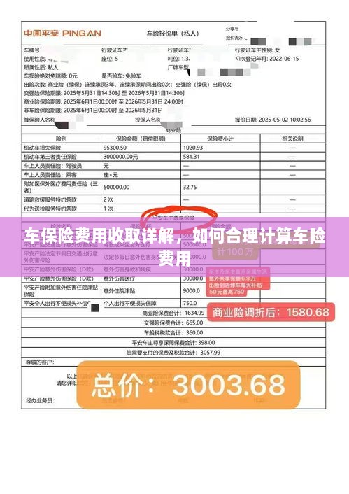 车保险费用详解与合理计算指南-图1 车保险费用详解与合理计算指南-图1