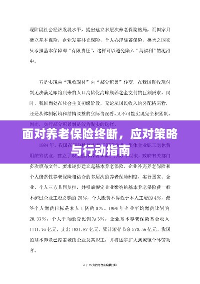 养老保险中断危机,应对策略与行动指南-图1 养老保险中断危机,应对策略与行动指南-图1