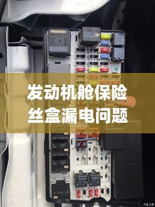 发动机舱保险丝盒漏电问题深度解析-图1 发动机舱保险丝盒漏电问题深度解析-图1