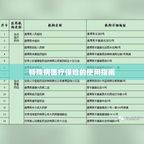 特殊病医疗保险使用指南详解-图1
