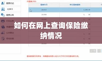 网上查询保险缴纳情况攻略-图1 网上查询保险缴纳情况攻略-图1
