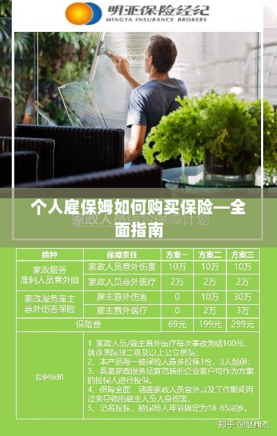 个人雇保姆保险购买指南,全面解析购买保姆保险的步骤与注意事项-图1 个人雇保姆保险购买指南,全面解析购买保姆保险的步骤与注意事项-图1