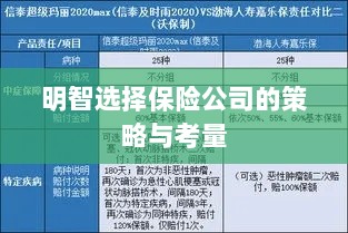 明智选择保险公司的策略与考量指南-图1