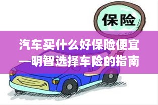 明智选择车险,如何购买性价比高的汽车保险?-图1 明智选择车险,如何购买性价比高的汽车保险?-图1