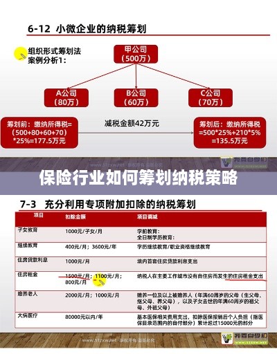 保险行业的纳税策略筹划之道-图1
