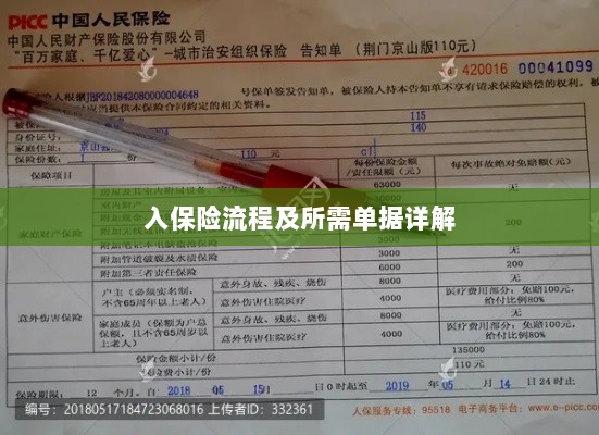 保险投保流程与所需单据全面解析-图1 保险投保流程与所需单据全面解析-图1