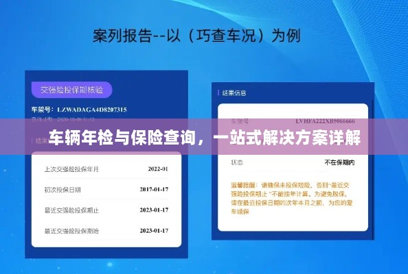 车辆年检与保险查询，一站式解决方案全面解析-图1